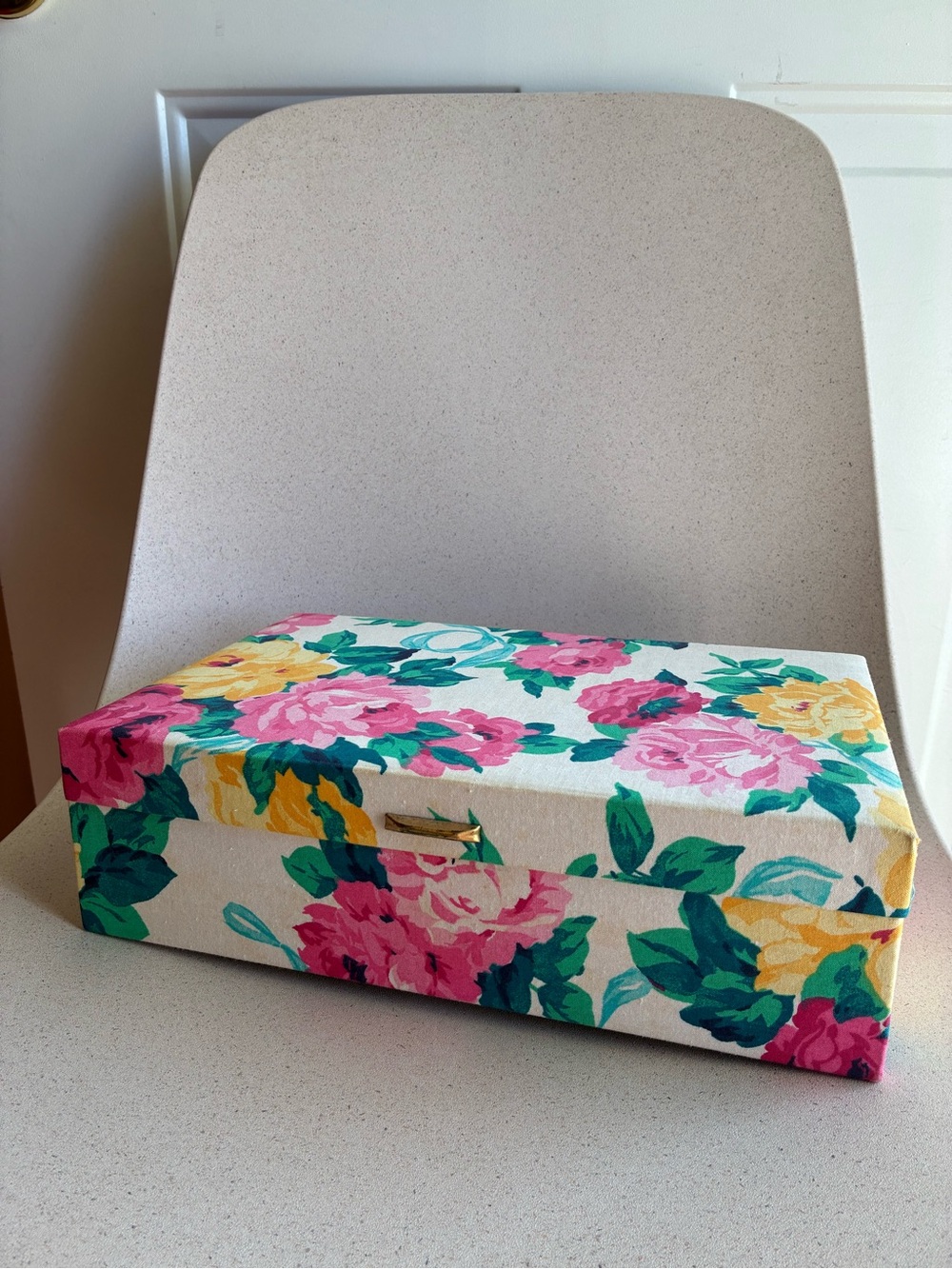 Vintage Floral Jewelry Box